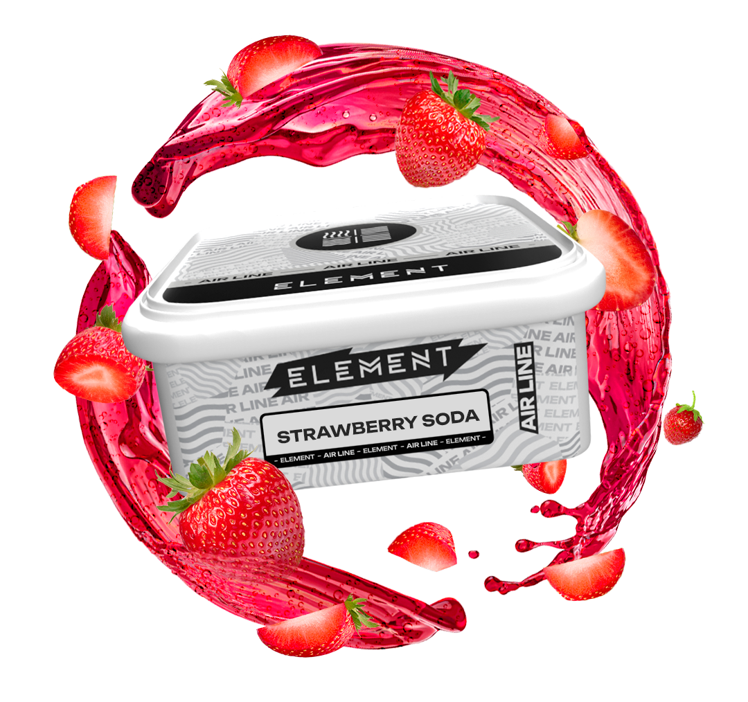 Element Tobacco Strawberry Soda (Air Line)- 200gr