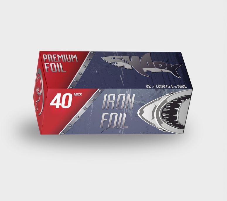 Cyril Aluminium 82ft Foil Roll Shark 40 micron