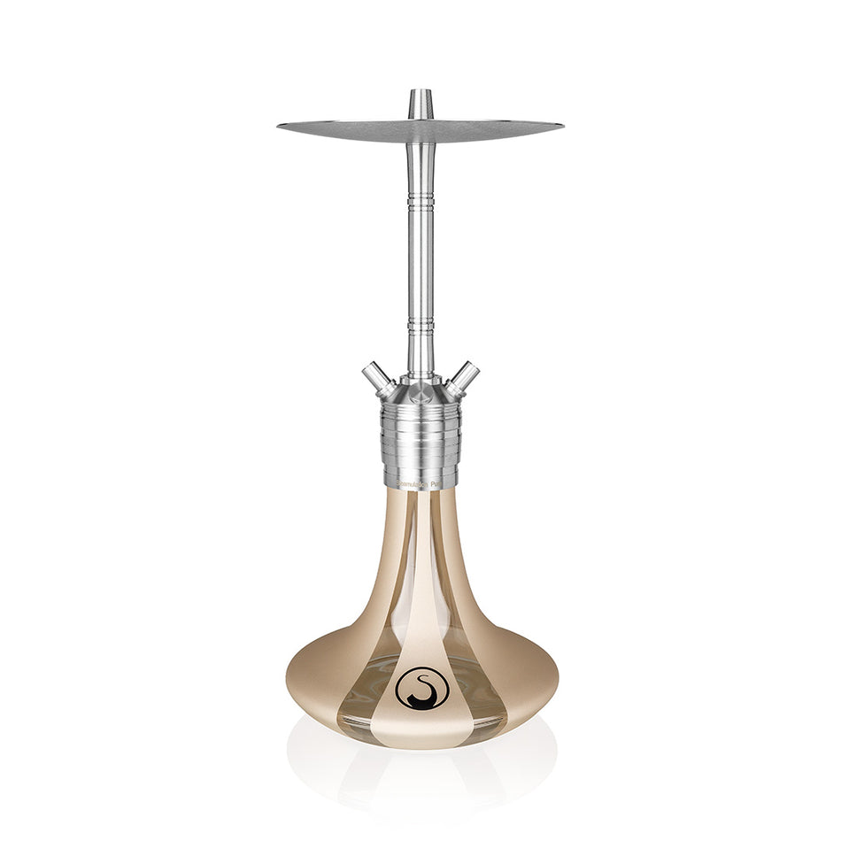 Steamulation Pure Champagne Matte Metallic Hookah