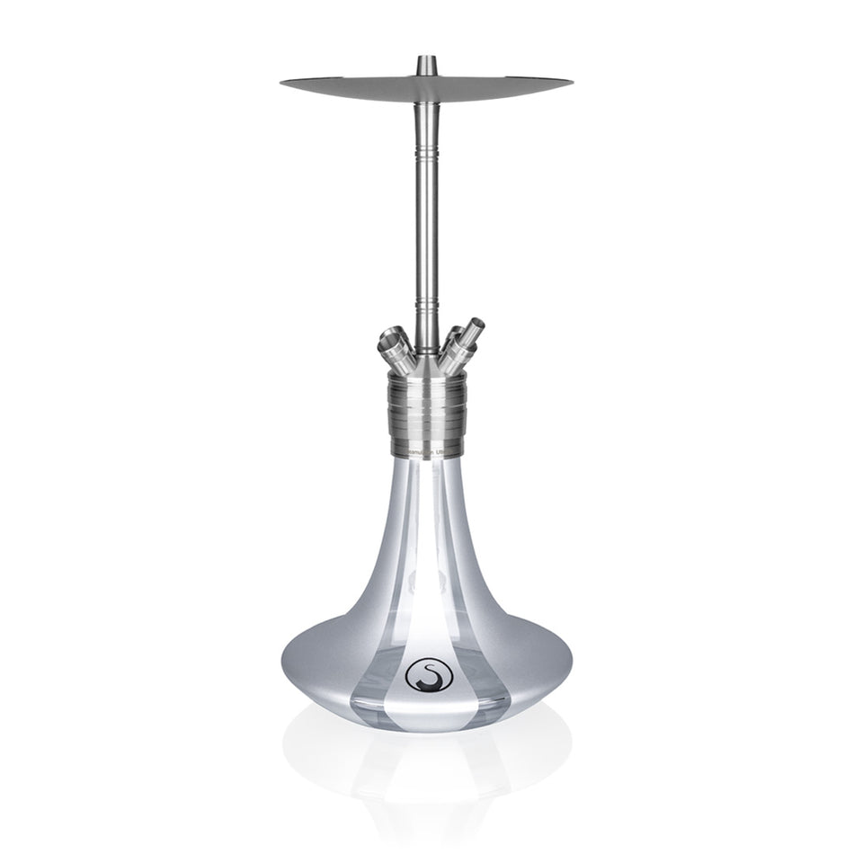Steamulation Ultimate Gen.II Silver Matte Metallic Hookah