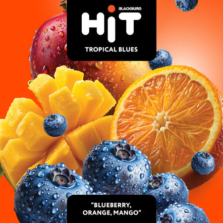 Black Burn HiT – Tropical Blues 30G (Blueberry, Orange, Mango)