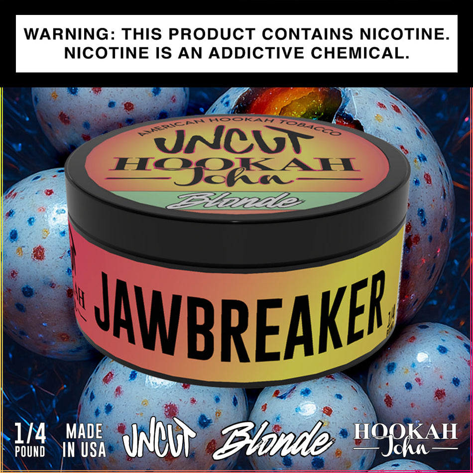 HJ Uncut Blond Jawbreaker Hookah Tobacco 1/4lb