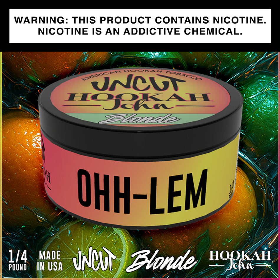 HJ Uncut Blond Ohh-Lem Hookah Tobacco 1/4lb