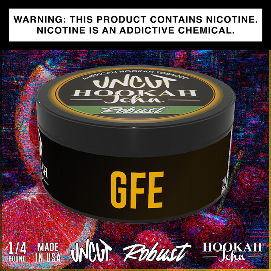 HJ Uncut Robust GFE Hookah Tobacco 1/4lb