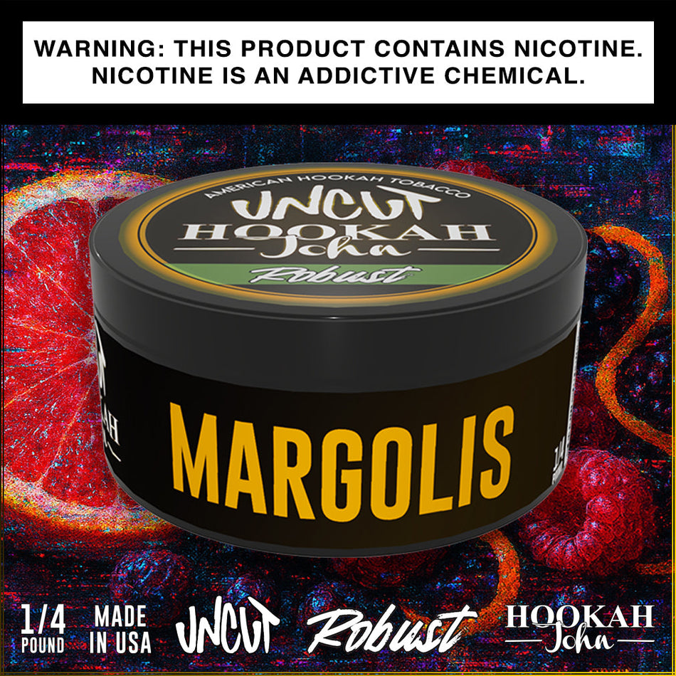 HJ Uncut Robust Margolis Hookah Tobacco 1/4lb