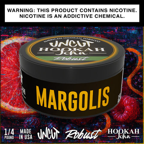 HJ Uncut Robust Margolis Hookah Tobacco 1/4lb