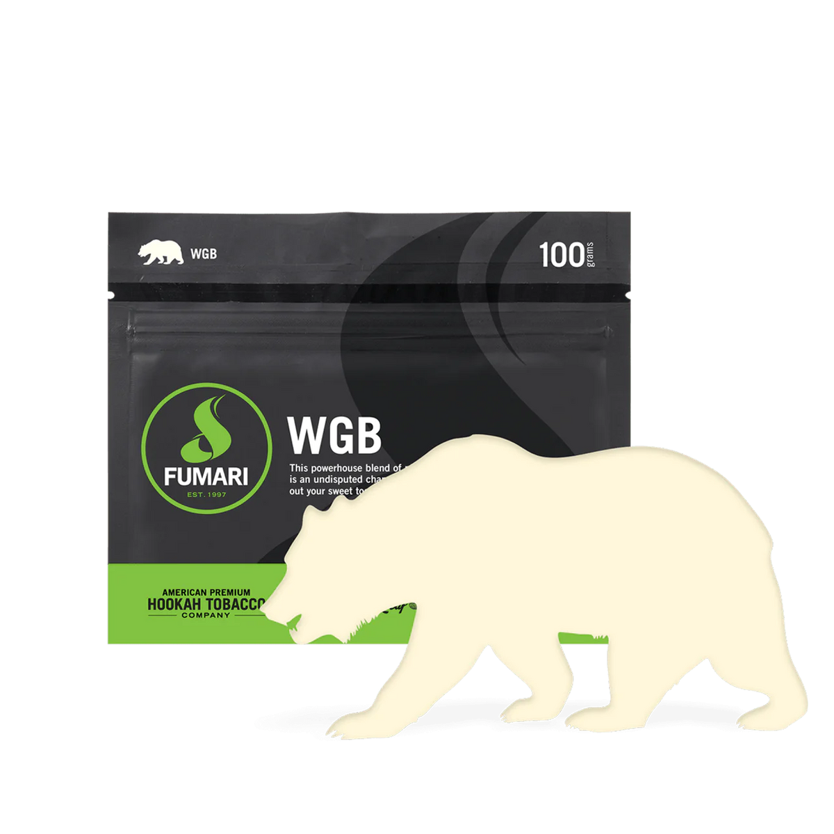 Fumari White Gummy Bear 100gr