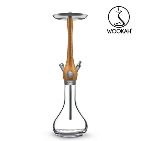 WOOKAH – OAK with Smooth Glass Base