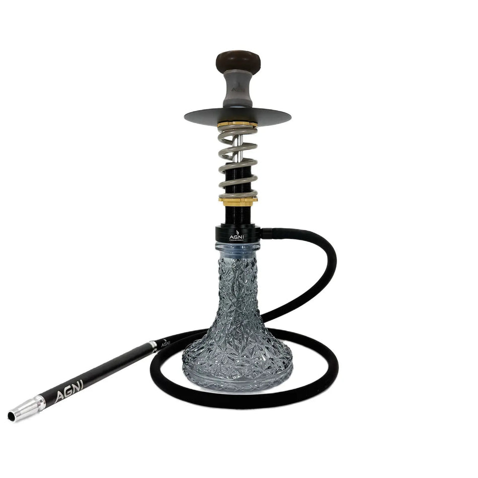 Agni F1 Black and Gold Hookah