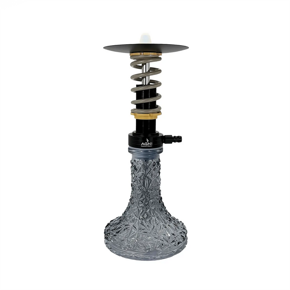 Agni F1 Black and Gold Hookah