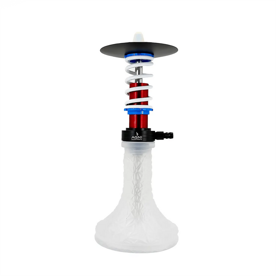 Agni F1 White and Red Hookah