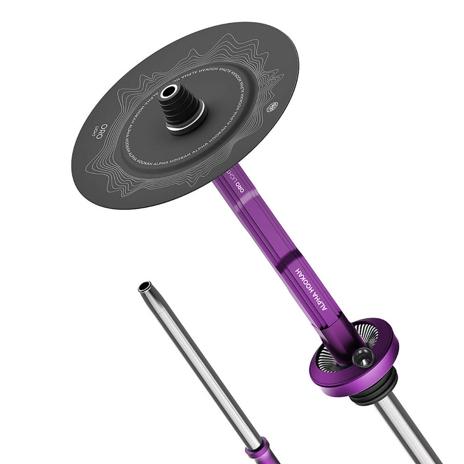 Alpha Hookah ORO Light Jade Purple