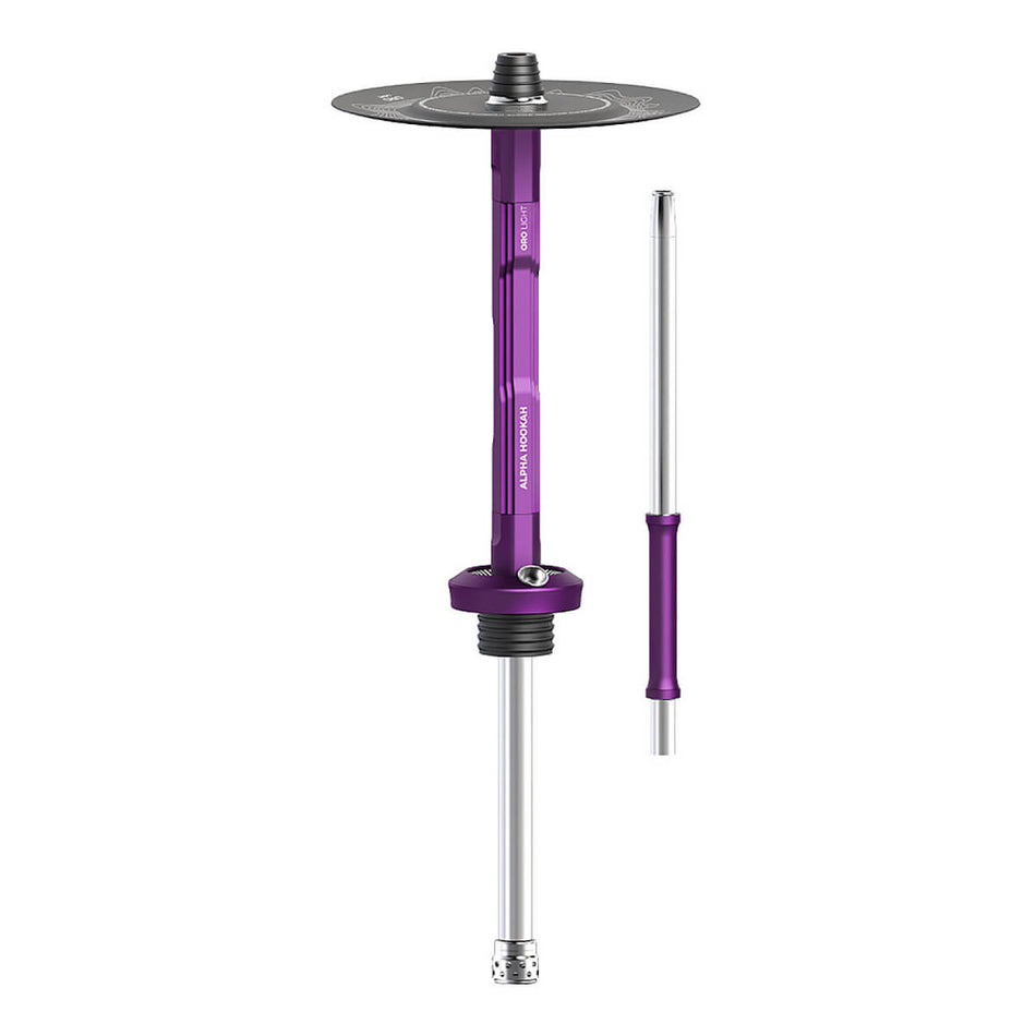 Alpha Hookah ORO Light Jade Purple