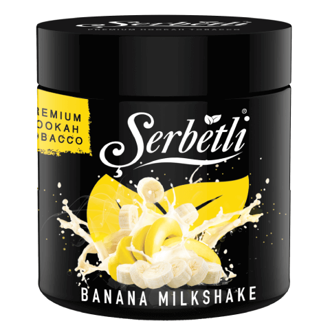 Serbetli Banana Milkshake Hookah Tobacco 250gr
