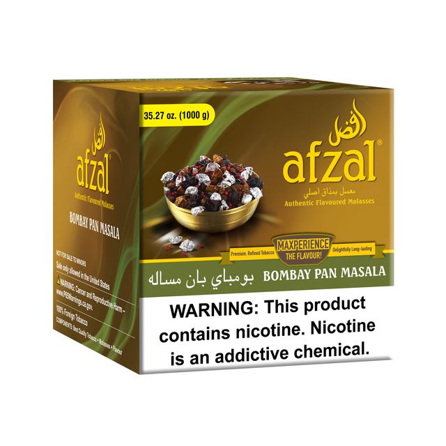 Afzal Bombay Pan Masala Hookah Tobacco 1kg