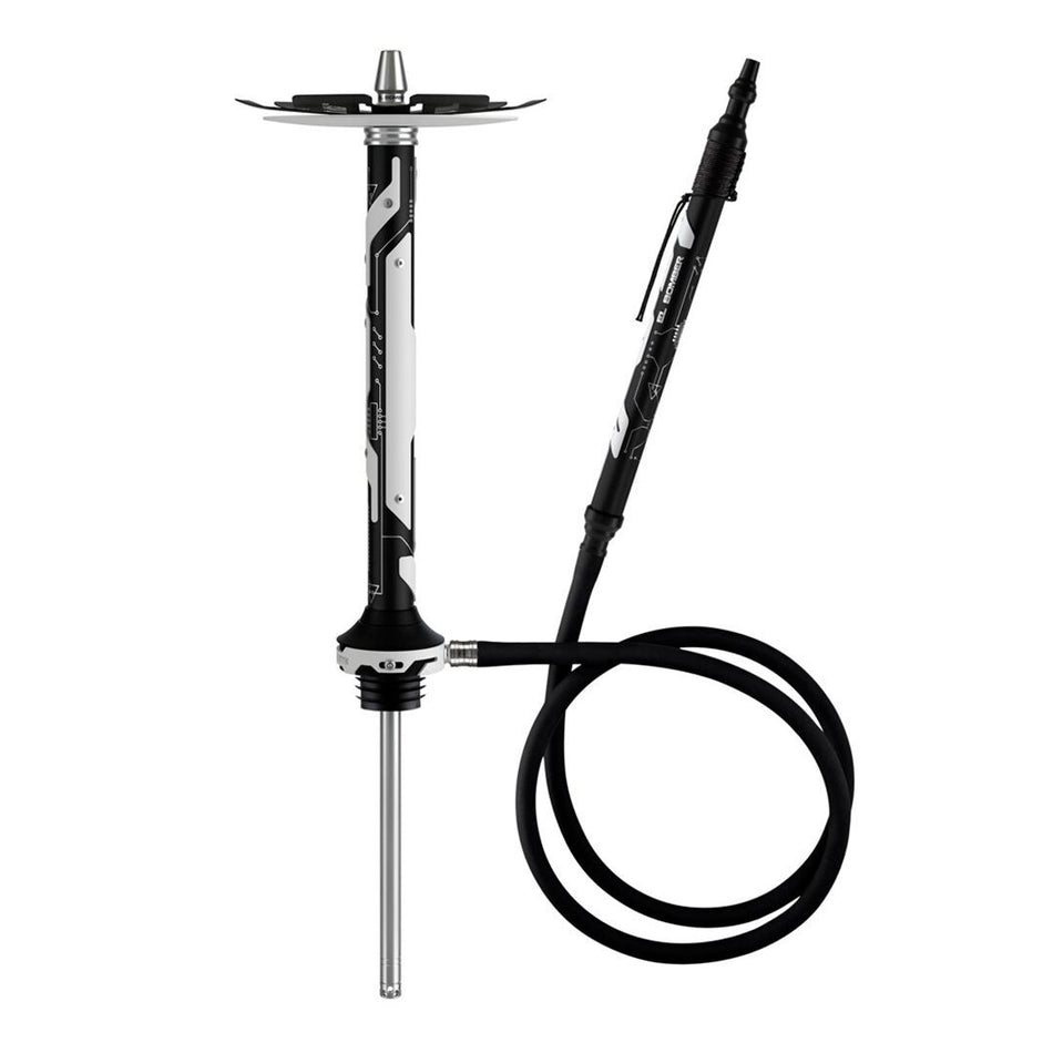 El Bomber Design Sansara Cyber White Hookah