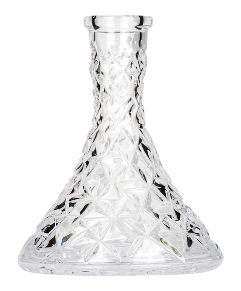 Caesar Rock Crystal Cone Hookah Base