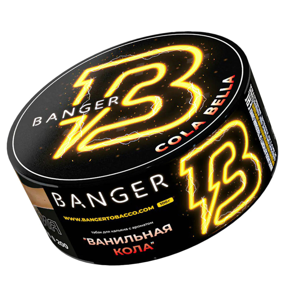 Banger Cola Bella Hookah Tobacco 100g