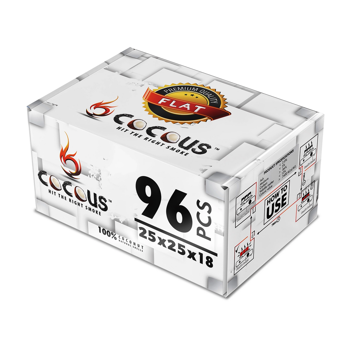 Cocous Charcoal Flat