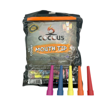 Cocous Hookah Mouth Tips (Pack of 50) - SoBe Hookah