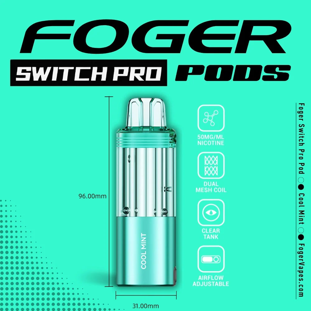 Foger Switch Pro Pod | 30K Puffs – Cool Mint