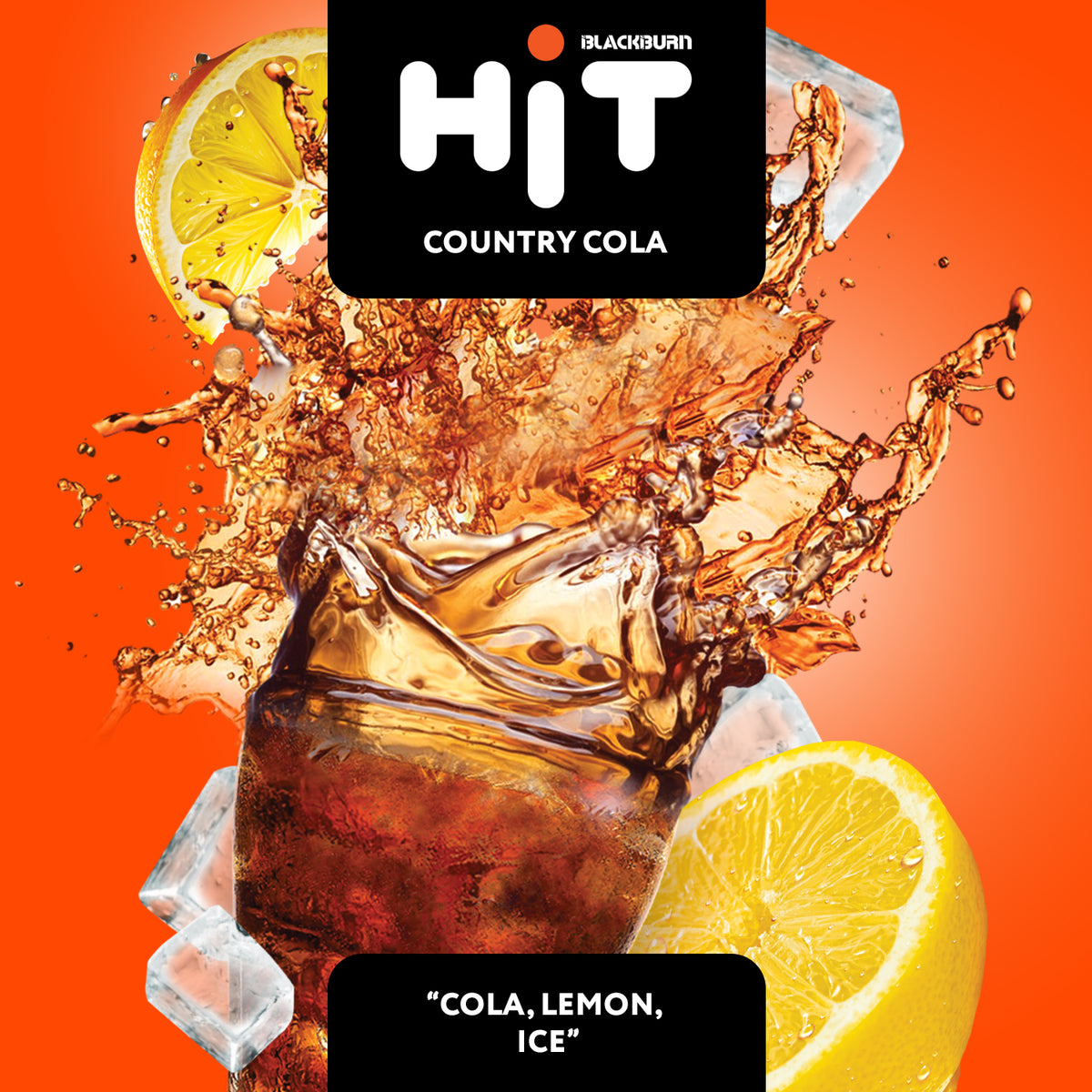Black Burn HiT – Coutry Cola 30G (Cola, Lemon, Ice)