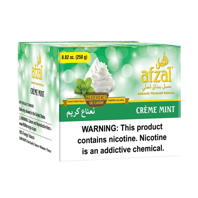 Afzal Cream Mint Hookah Tobacco 1kg