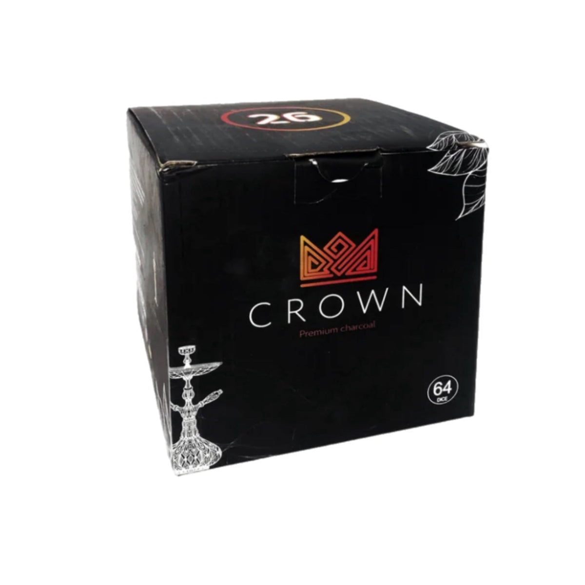 Crown Charcoal 26mm - SoBe Hookah