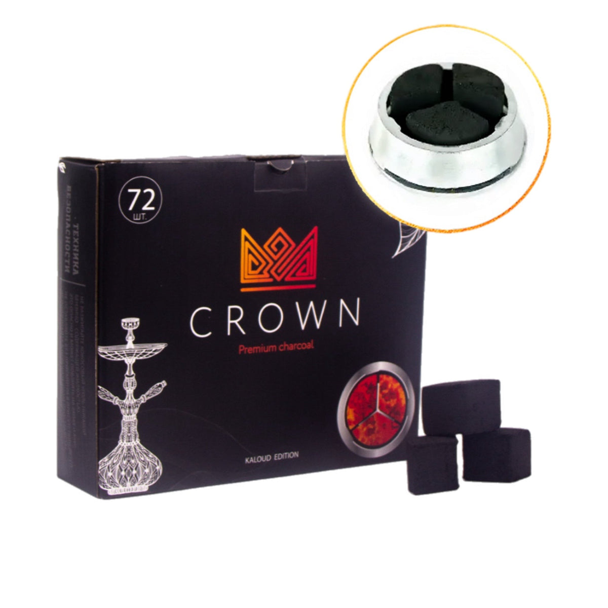 Crown Coals 26mm - SoBe Hookah