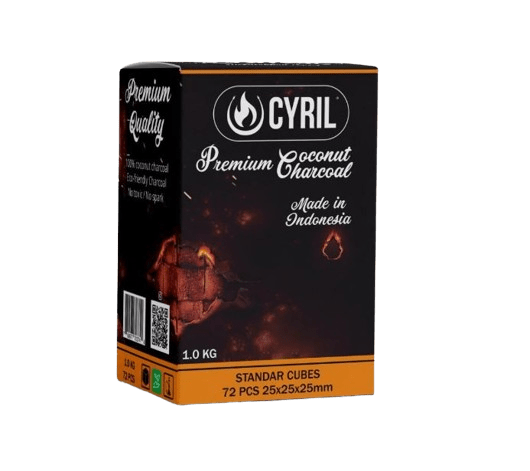 Cyril Coco Charcoal 25mm - SoBe Hookah