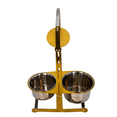 Cyril Double Bowl Charcoal Basket