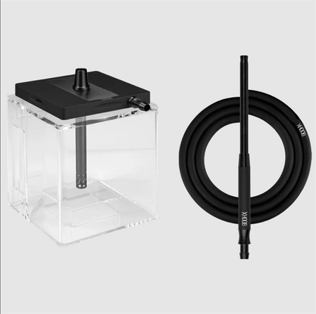 Hoob Hookah Atom Black | Black Stem