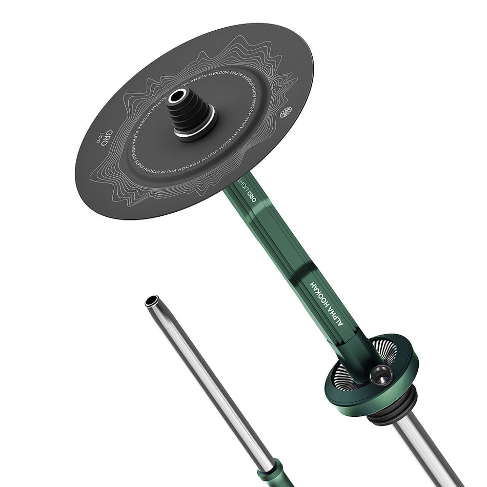 Alpha Hookah ORO Light Emerald Green