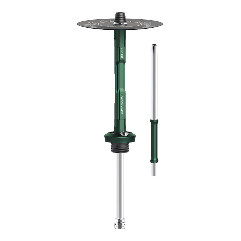 Alpha Hookah ORO Light Emerald Green
