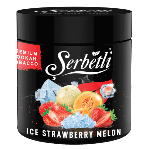 Serbetli Ice Strawberry Melon Hookah Tobacco 250gr
