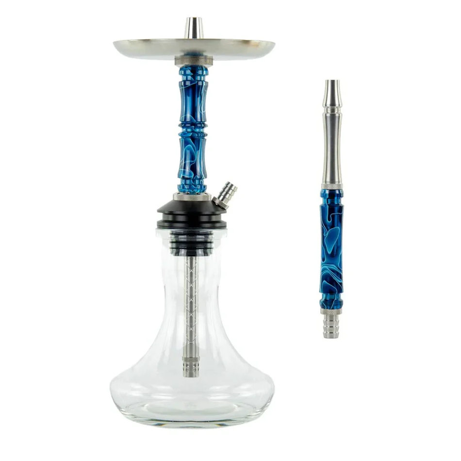 Moze Breeze Two Wavy Blue Hookah