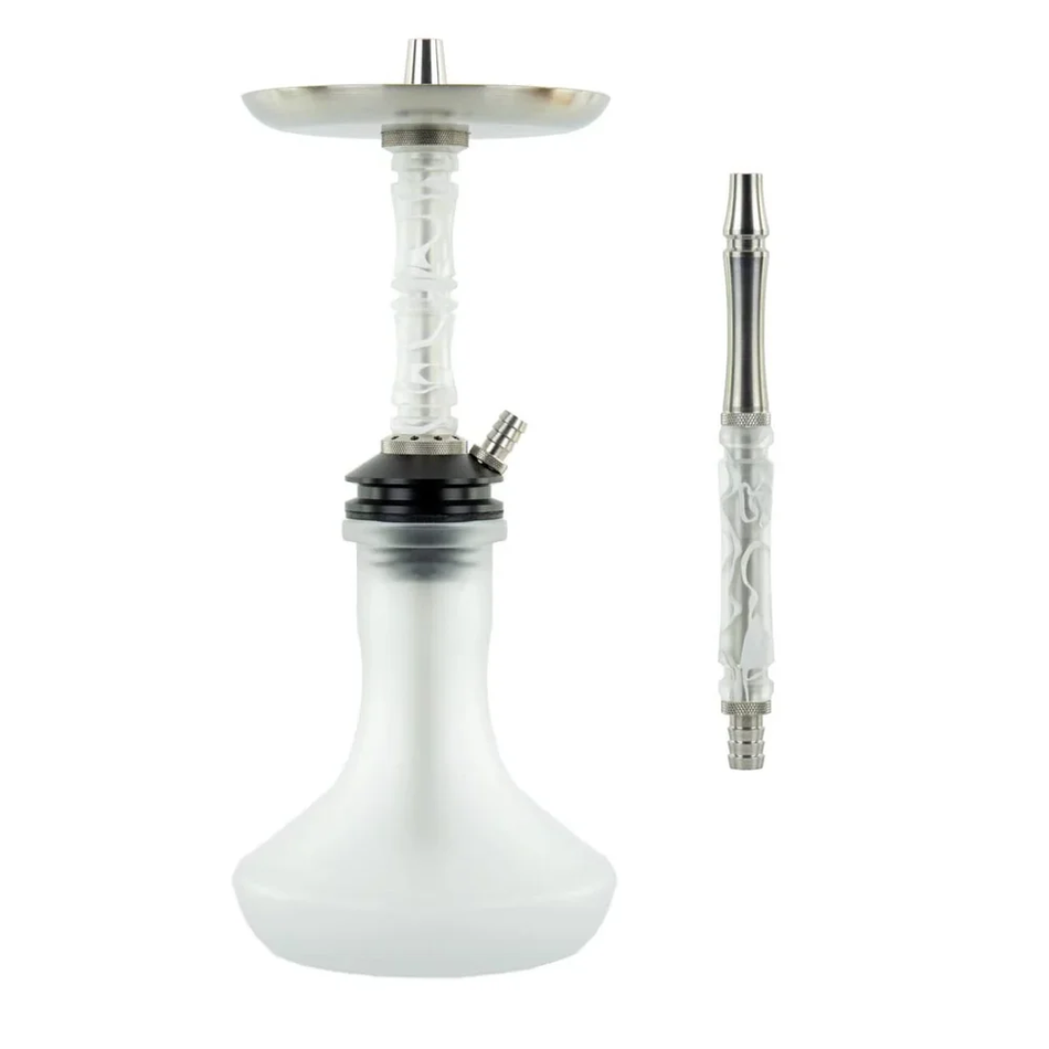 Moze Breeze Two Wavy Frosted Hookah