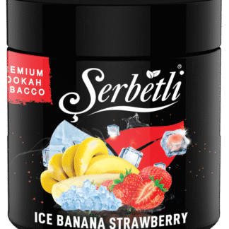 Serbetli Ice Banana Strawberry Hookah Tobacco 250gr