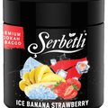 Serbetli Ice Banana Strawberry Hookah Tobacco 250gr