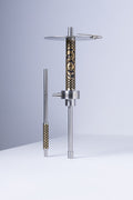Geometry Hookah Big Bro Dragon STEEL GOLD
