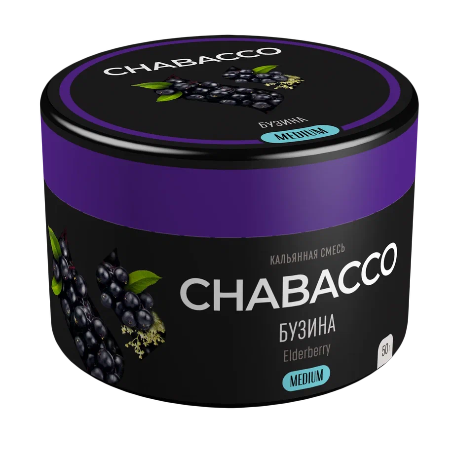 Chabacco Elderberry Hookah Tobacco 50g