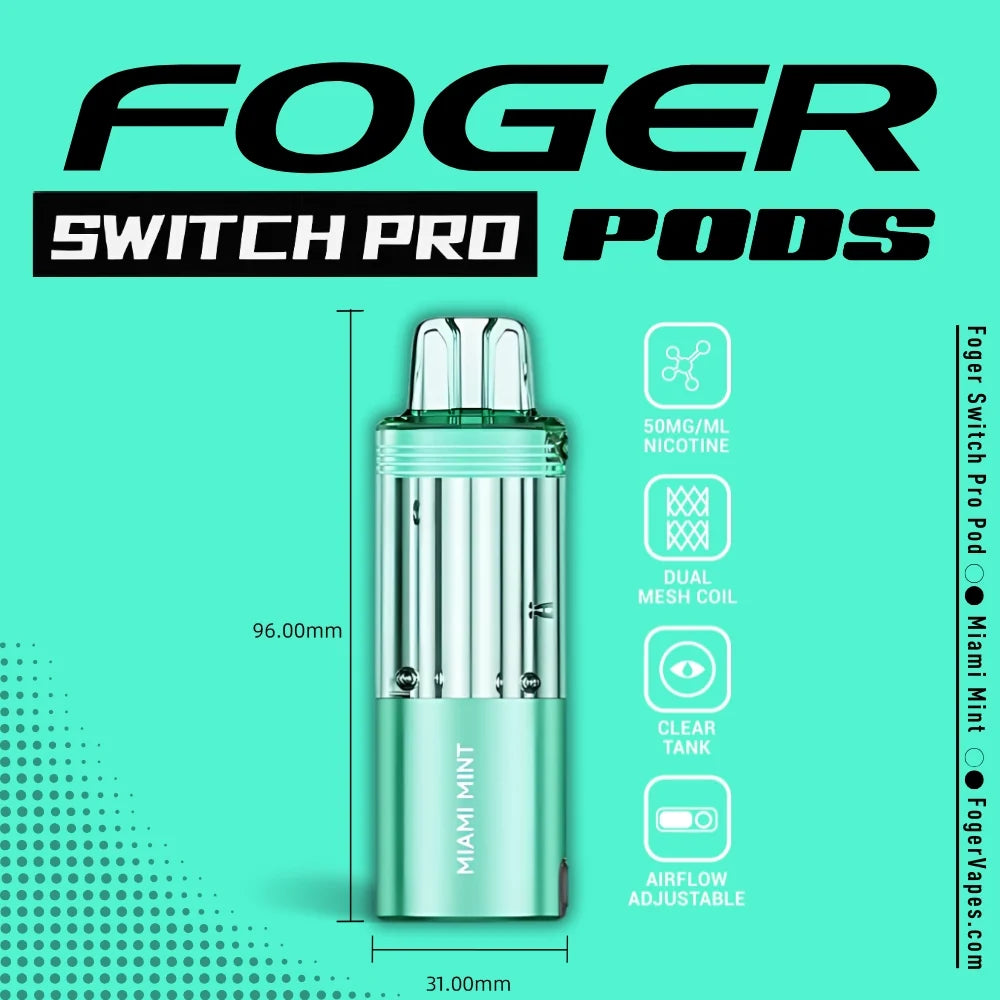 Foger Switch Pro Pod | 30K Puffs – Miami Mint