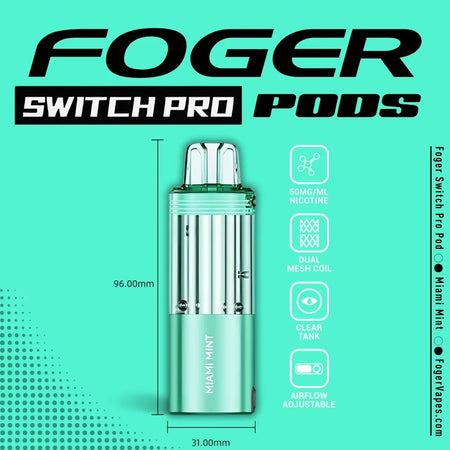 Foger Switch Pro Pod | 30K Puffs – Miami Mint