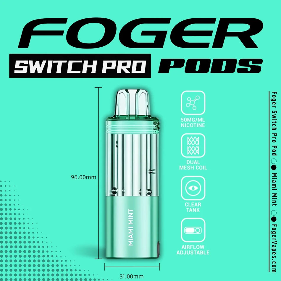 Foger Switch Pro Pod | 30K Puffs – Miami Mint