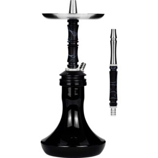 Moze Breeze Two Wavy Black Hookah