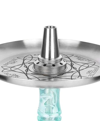 Moze Breeze Two Wavy Mint Hookah