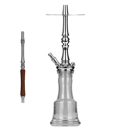 Moze Tradi - M - Full Set - Silver - Cut Glass Vase - SoBe Hookah