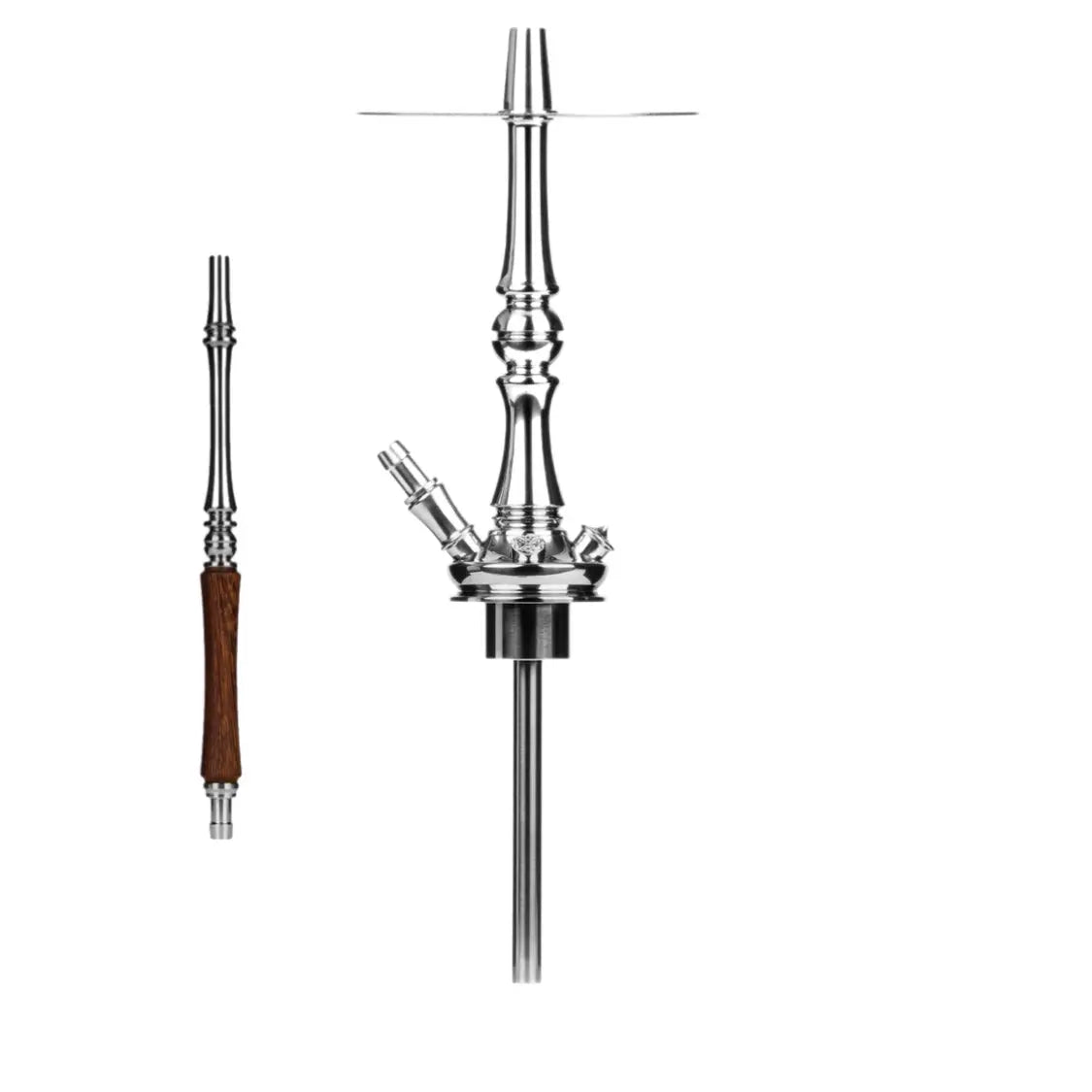 Moze Tradi - M - Full Set - Silver - Cut Glass Vase - SoBe Hookah