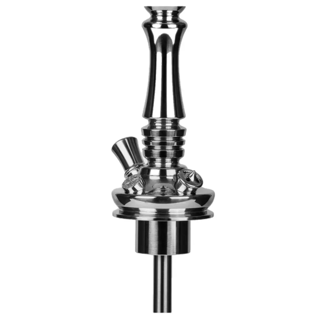 Moze Tradi - M - Silver - Cut Glass Hookah Vase - SoBe Hookah