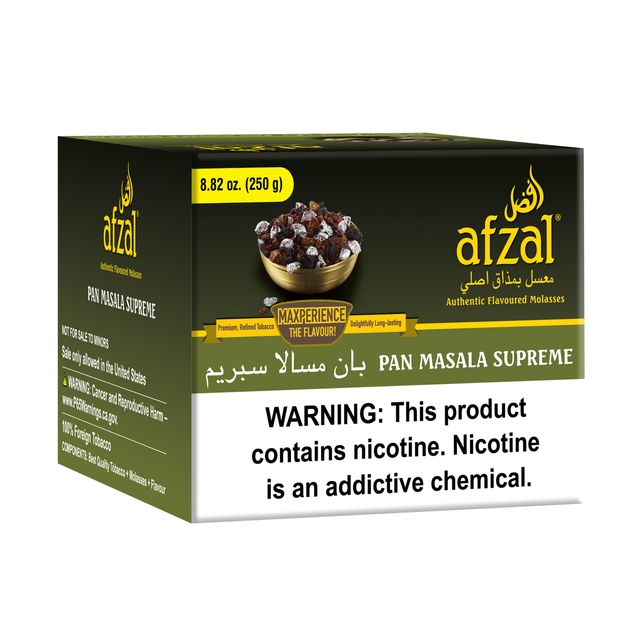 Afzal Pan Masala Supreme Hookah Tobacco 1kg